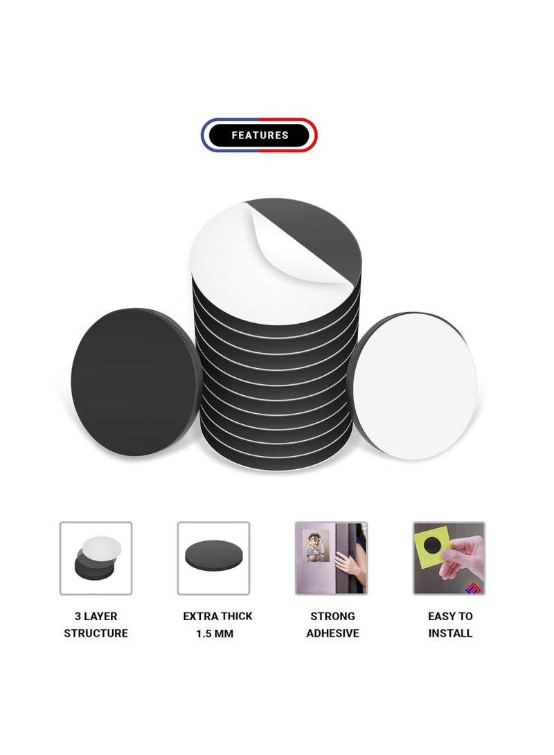 فاييت أقراص مغناطيسية لاصقة - أقراص مغناطيسية مستديرة ذات دعامة لاصقة - Image 2